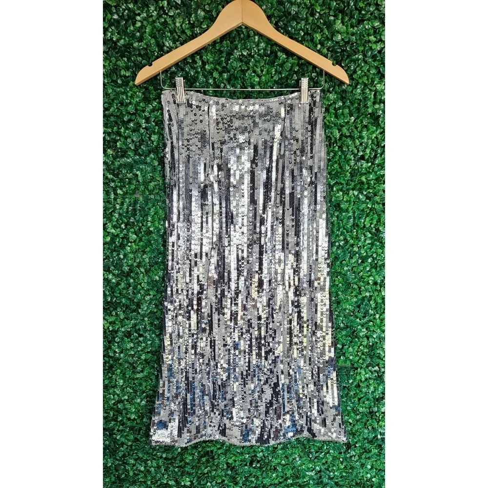 NWOT J.Crew Collection sequin slip skirt